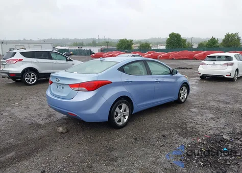 2011 Hyundai Elantra Gls Pzev from USA, damaged, VIN KMHDH4AE1BU147219